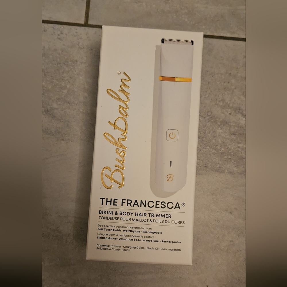 Brand new Sealed Bushbalm Bikini & Body Hair Trimmer